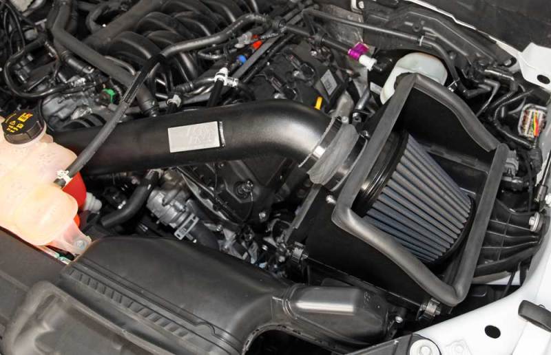 Ford F150 Performance Air Intake - K&N Engineering - Blackhawk - Black - `15-`19